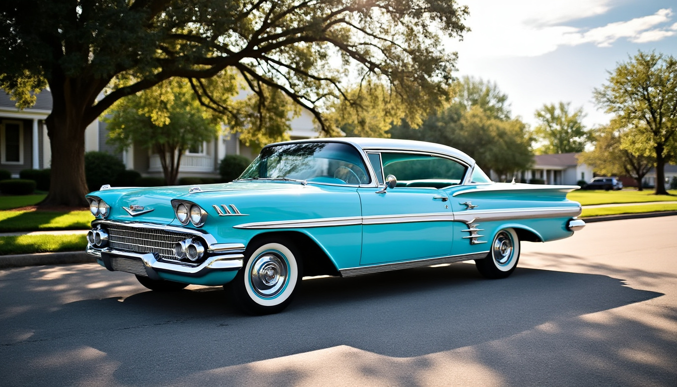 découvrez l'histoire fascinante et l'évolution de la chevrolet impala, un modèle emblématique qui a marqué l'industrie automobile depuis ses débuts. plongez dans son design audacieux, ses innovations techniques et son impact culturel à travers les décennies.