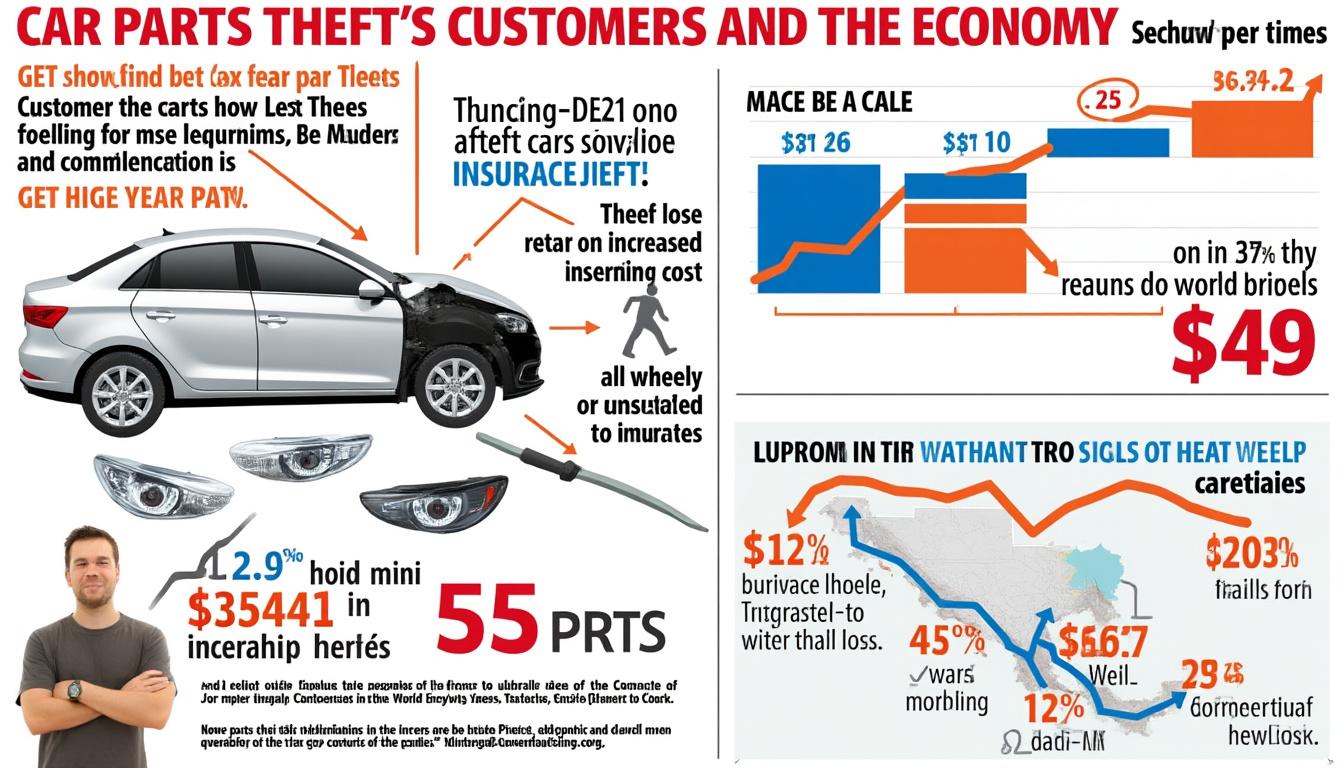 découvrez comment le vol de pièces automobiles a grimpé de 10% en un an en france, en causant des pertes estimées à 600 millions d'euros. analyse des tendances, facteurs et enjeux pour les automobilistes et les assureurs.