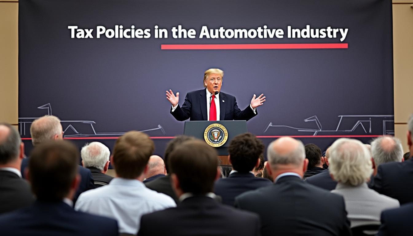 donald trump approuve la prolongation des subventions pour l'industrie automobile américaine et annonce l'imposition de nouvelles taxes, dans le but de renforcer la compétitivité du secteur face à la concurrence internationale.