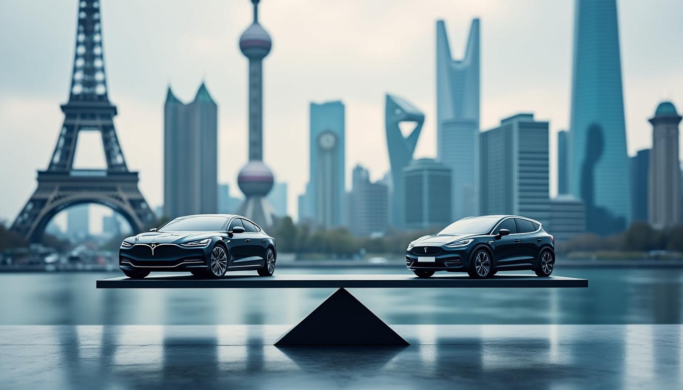 analyse du déficit commercial automobile entre l'europe et la chine, pouvant atteindre 2,3 milliards d'euros en 2025, et ses impacts économiques pour le secteur européen.