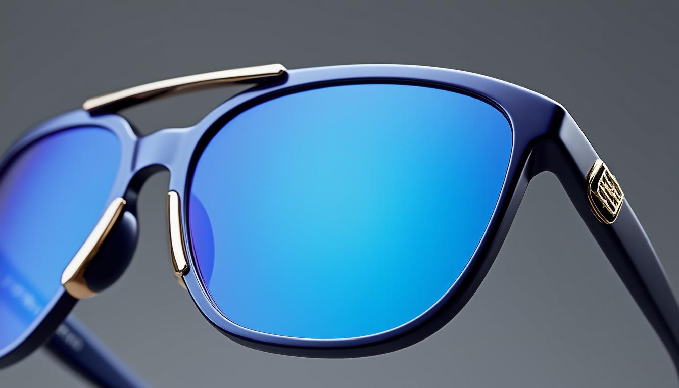 découvrez la lentille en verre bleue à réflecteur pour lunettes de soleil gg grand general 92002, une pièce de rechange automobile essentielle alliant style et protection optimale contre les rayons du soleil.