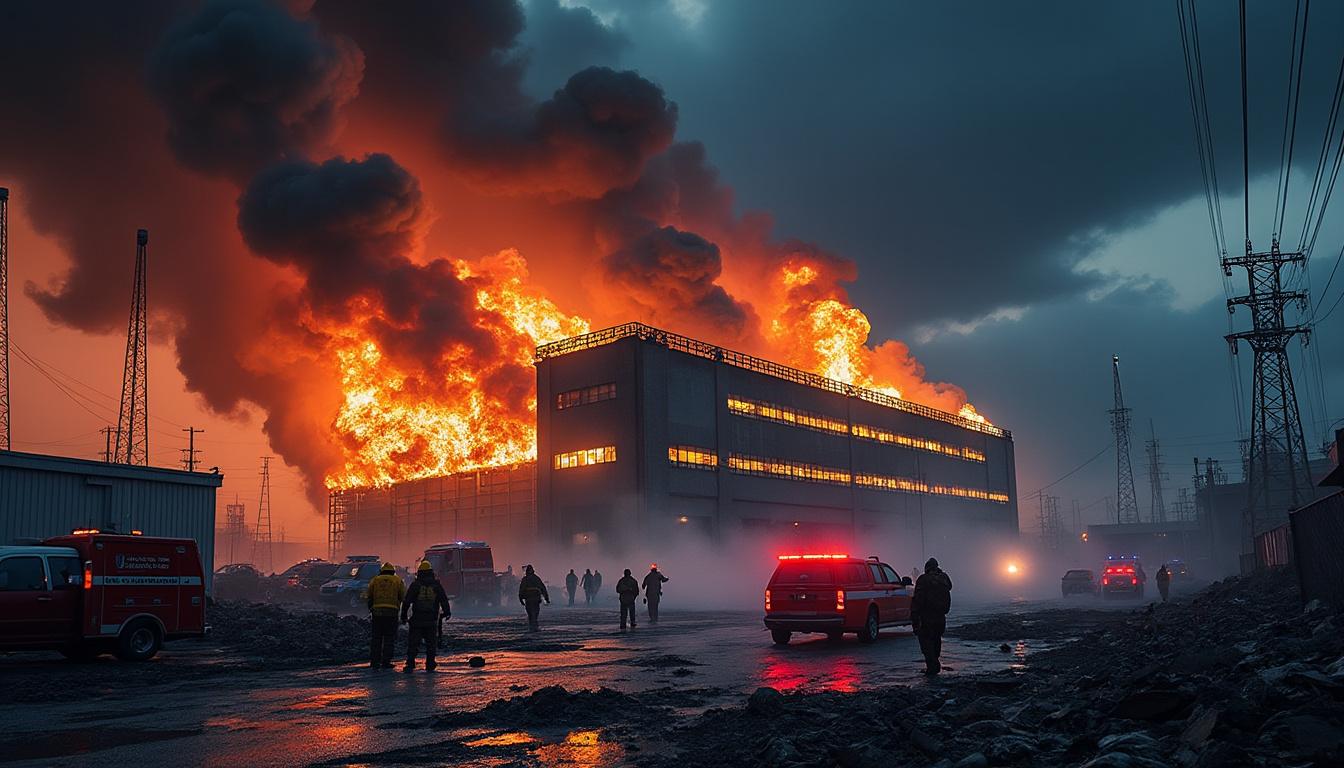 un incendie meurtrier dans une usine automobile en corée du sud fait au moins 10 victimes et de nombreux blessés. découvrez les détails de cette tragédie.