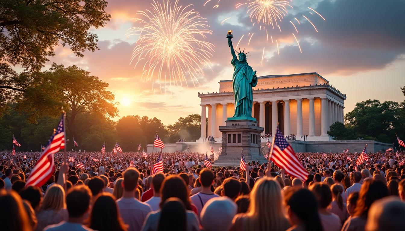 découvrez comment donald trump projette de redéfinir l'indépendance américaine avec son initiative « freedom 250 », une vision audacieuse pour le futur des états-unis.