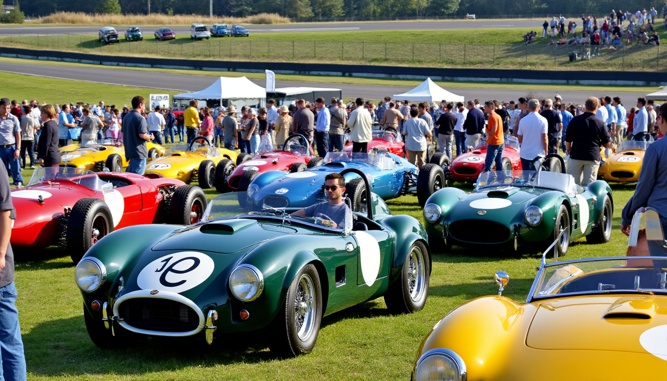 à nogaro, le classic festival fait revivre l’histoire automobile avec des voitures de collection, des courses et des animations sur la piste.