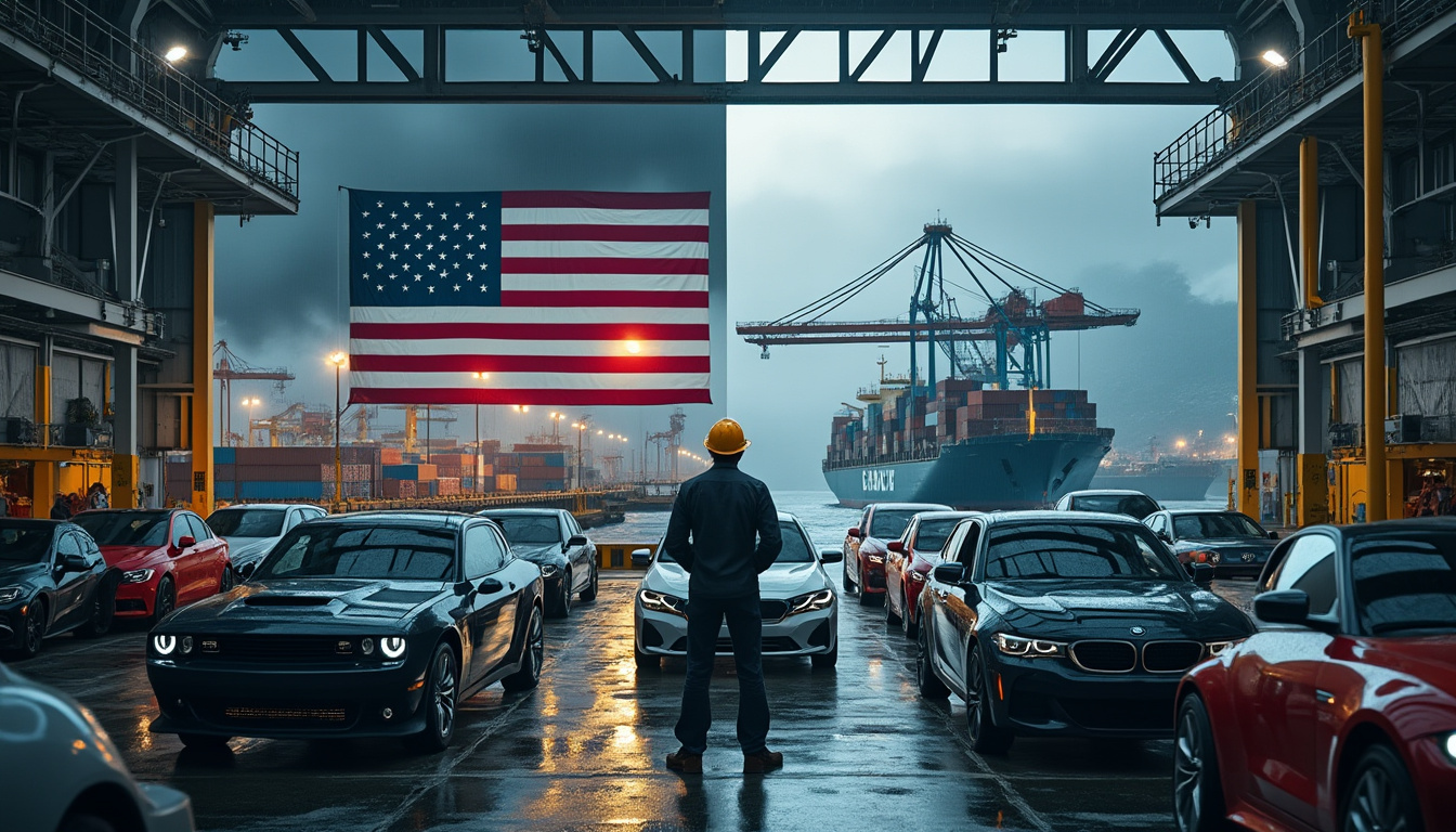 les droits de douane de trump visent à protéger l’industrie automobile américaine, mais menacent de bouleverser les chaînes d’approvisionnement et les prix.