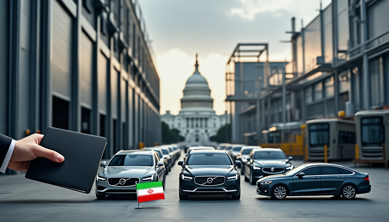 washington inscrit les constructeurs automobiles iraniens sur sa liste noire, renforçant les sanctions contre le secteur automobile et l’économie de l’iran.